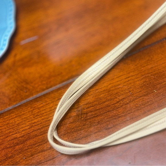 AUTHENTIC Prada Satin Raso Shoulder Bag.  Golden yellow. - Picture 9 of 16